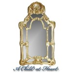 Dollhouse Victorian Shell Mirror