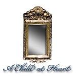 (&amp;sect;) Disc. $3 Off - Dollhouse Tall Gold Ornate Mirror