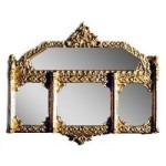 Dollhouse Large Ornate Mirror - Gold