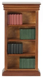 Dollhouse Bookcase with Books