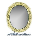 &amp;sect; Sale .50&amp;cent; Off - Dollhouse Oval Victorian Mirror