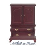 Dollhouse Bow Front Armoire