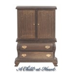 Dollhouse Bow Front Armoire