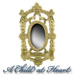 Dollhouse Mirror with shelf