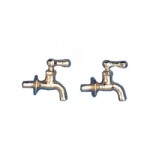 (&amp;sect;) Disc $2 Off - 2 Dollhouse Gold Faucets