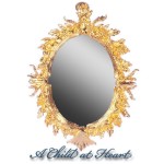 Beautiful Victorian Dollhouse Mirror(Choice of Finish)