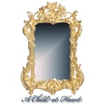 Dollhouse Gold Plated Ornate Mirror