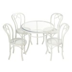 Dollhouse Patio/Soda Fountain Dining Furniture