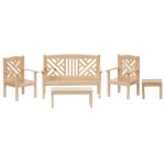 Dollhouse Maple or Oak Garden Furniture