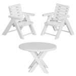 Dollhouse Patio Table &amp; Chair Set