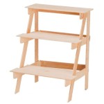 Dollhouse Three Tiered Plant Ladder