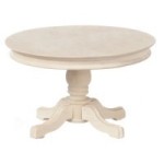 Unfinished Dollhouse Round Dining Table