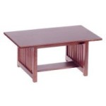 Dollhouse Walnut Mission Style Table