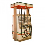 Dollhouse Contemporary Six Hose Gas Pump