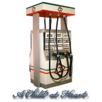 Dollhouse Contemporary Six Hose Gas Pump