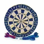 (*) Dollhouse Dart Board with 3 Darts