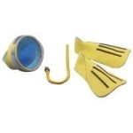 Dollhouse Swim Fins, Snorkel &amp; Mask