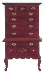 Dollhouse Queen Anne Highboy