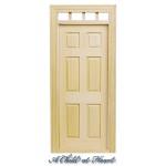 Six Panel Door w/Transom