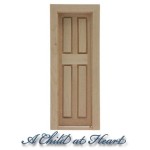 Dollhouse Narrow Door