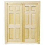 Dollhouse Double 6 Panel Door