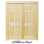 Dollhouse Double 6 Panel Door