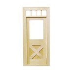 Dollhouse Crossbuck Door