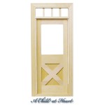 Dollhouse Crossbuck Door