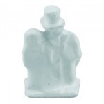 (*) Dollhouse Wedding Cake Topper(s), All White
