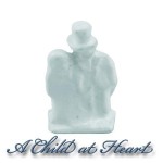 (*) Dollhouse Wedding Cake Topper(s), All White