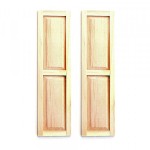 2 pc - Dollhouse Two Panel Shutters