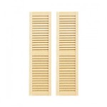 2 pc - Louvered Shutters - Medium