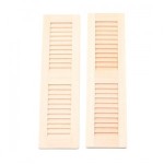 2 pc - Louvered Shutters - Small