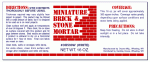 Mini Brick Mortar 16 oz. - Gray or White