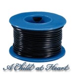 24 Gauge 2 Conductor Black Wire