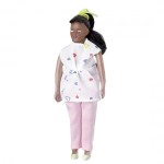 Vinyl DollHouse Doll - African American Mom-to-be