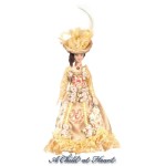 Porcelain Lady Victorian Doll - Floral Gown