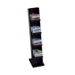 (*) Tall Dollhouse CD Rack with CDs