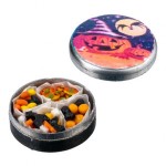 (*) Dollhouse Holiday Tins - Round- Choice of Style &amp; Filled or Not -