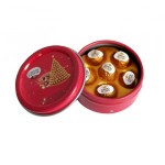(*) Dollhouse Holiday Tins - Round- Choice of Style &amp; Filled or Not -