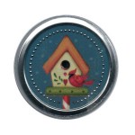 (*) Dollhouse Holiday Tins - Round- Choice of Style &amp; Filled or Not -