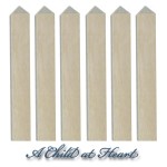 Dollhouse 6 pc. Fence Post