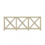 6 pc. Dollhouse Crossbuck Fence