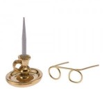 Dollhouse Candle Stick &amp; Glasses