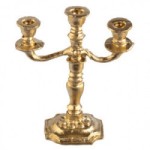 Dollhouse Victorian Candelabra- Choice of Finishes -