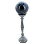 Dollhouse Victorian Gazing Ball on Stand