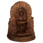 Dollhouse Lion Head Fountain with Steps