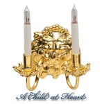 2 Arm Lion Head Wall Sconce(Discontinued)