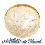 (* Closeout *) Cut-Glass Ceiling Lamp