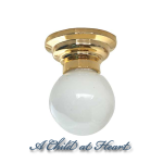 (* Closeout *) Ceiling Lamp with Globe